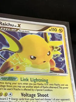Raichu LV.X Ultra Rare Stormfront 99/100 Holo Pokemon Card TCG - Image 2