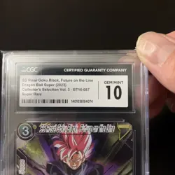 Dragon Ball Super Card Game SS Rose Goku Black Future On The Line SR CGC 10 - Image 2
