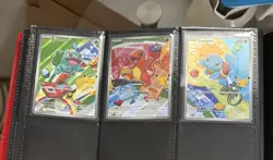 Bulbasaur, squirtle, and charmander first Partner Promo Cards - Image 1