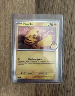 Pokemon Pikachu 051/162 2026 Pokemon Day Stamped Promo 30th Anniversary TCG Card - Image 1