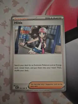 Hilda 084/086 White Flare WHT English Pokemon Card NM - Image 1