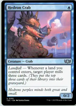 Hedron Crab 155 Uncommon Commander: Tarkir: Dragonstorm Near Mint - Image 2