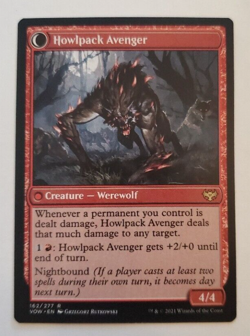 1x Ill-Tempered Loner Howlpack Avenger Crimson Vow Magic the Gathering MTG NM - Image 2