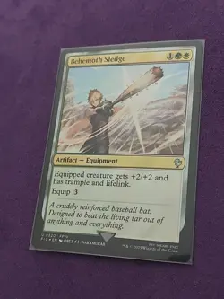 Behemoth Sledge (Surge Foil) #320 (NM) Final Fantasy FIC Magic MTG - Image 2