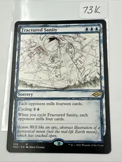 x1 Fractured Sanity Regular Showcase R MTG Modern Horizons 2 M/NM, English 336 - Image 2