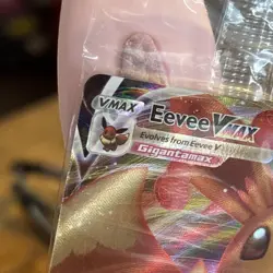 Pokemon Eevee VMAX SWSH087 Shining Fates Black Star Promo SEALED Full Art - Image 2