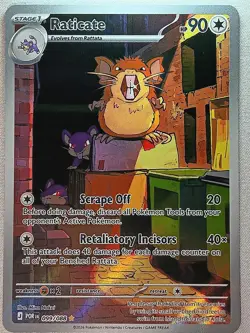 Raticate 099/088 Holo Illustration Rare Perfect Order Pokemon Near Mint - Image 1