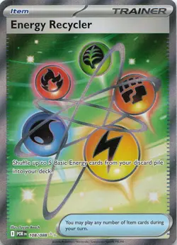 Energy Recycler 108/088 Ultra Rare Perfect Order Pokemon Holo Near Mint - Image 1