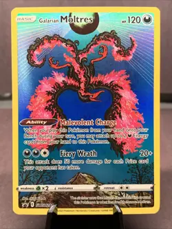 Pokemon TCG Galarian Moltres Sword & Shield Promo SWSH284 Holo Promo NM - Image 1