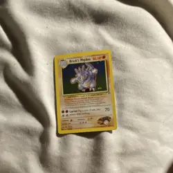 Brock's Rhydon Gym Heroes Holo Rare 002/132 Pokemon Card 80 HP - Image 3