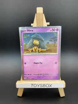 Carte Pokemon Abra Holo 063/165 / EV Promo 151 EV3.5 / NEUF FR - Image 1