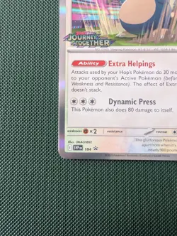 Hop's Snorlax STAFF SVP 184 Journey Together Pokemon Card Promo Pre Release - Image 4