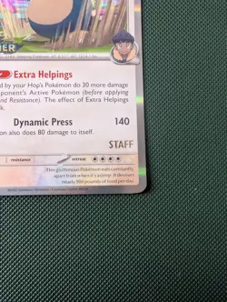 Hop's Snorlax STAFF SVP 184 Journey Together Pokemon Card Promo Pre Release - Image 5