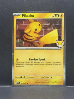 Pikachu 51/162 Pokemon Day 2026 Stamped Promo Pokemon TCG - Image 1