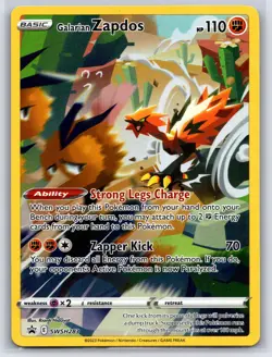 GALARIAN ZAPDOS SWSH283 SWORD & SHIELD PROMO PROMO HOLO POKEMON NEAR MINT - Image 1