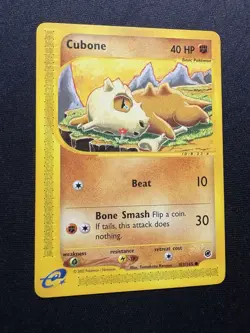 Pokemon TCG - Cubone 103/165 - Expedition Base Set - Common - LP+ - Image 2