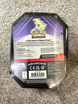 Pokemon TCG Triple Whammy Tins Lot - 3 Tyranitar Tins & 2 Slaking Tins - Image 3
