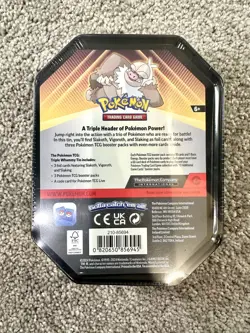 Pokemon TCG Triple Whammy Tins Lot - 3 Tyranitar Tins & 2 Slaking Tins - Image 4