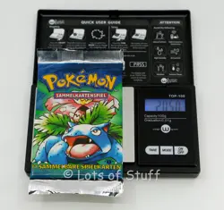 German Pokemon Base Set 1st Edition Booster Pack Venusaur 20.50gm -67 "Light" - Image 3