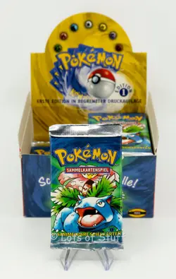 German Pokemon Base Set 1st Edition Booster Pack Venusaur 20.55gm -46 "Light" - Image 1