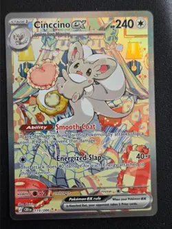 Cinccino Ex SIR 119/086 ~ Chaos Rising ~ Pokemon TCG ~ NM/M Fresh Pull English - Image 1