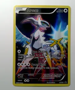 Pokemon TCG Arceus XY116 Full Art Mythical Collection Black Star Promo Holo - Image 1