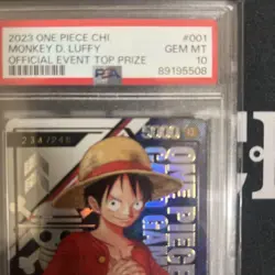 One Piece Serial Luffy Flagship Chinese Edition PSA10 Rare Collectible Card - Image 4