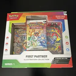 Pokemon First Partner Illustration Collection Series 1 Box 3 Promo Cards English - Image 1