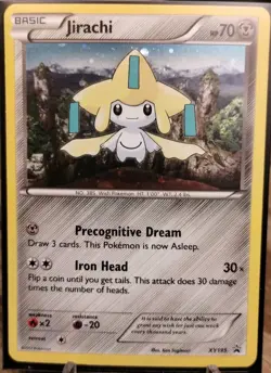 Pokemon Card Jirachi Promo XY195 Holo - LP Condition - Image 1