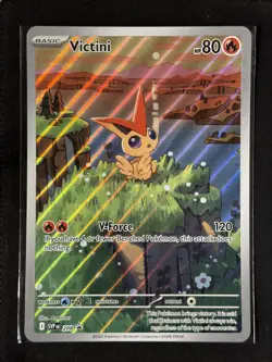 🔥 Victini 208 Black Star Promo - NEAR MINT Illustration Rare JUMBO Pokemon Card - Image 1