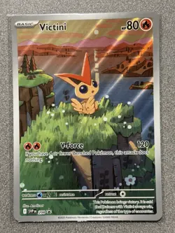 🔥 Victini 208 Black Star Promo - NEAR MINT Illustration Rare JUMBO Pokemon Card - Image 3