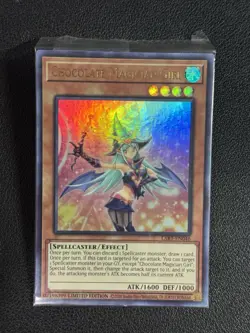 Chocolate Magician Girl LART-EN046 Limited Edition Ultra Rare Sealed Yugioh Card - Image 1