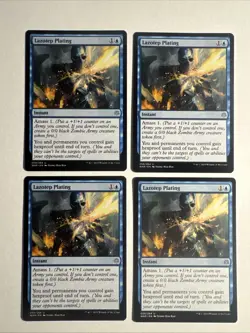 4x Mtg War Of The Sparks Lazotep Plating NM Magic The Gathering - Image 1