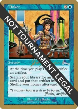 Magic The Gathering MTG TINKER WCD 2000: Jon Finkel NM Near Mint - Image 1