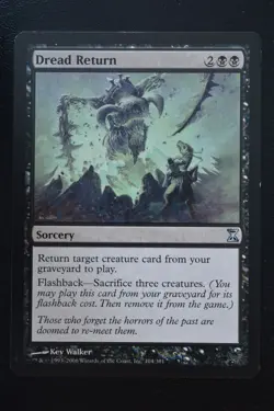 Magic The Gathering MTG DREAD RETURN Time Spiral LP Lightly Played - Image 1