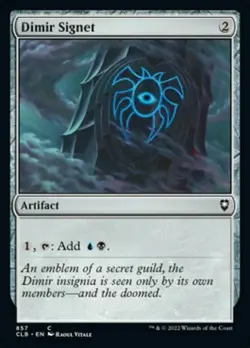 Magic The Gathering MTG DIMIR SIGNET Battle for Baldur's Gate NM Near Mint - Image 1