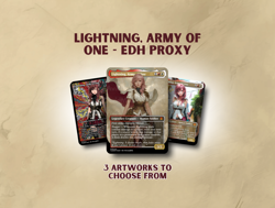 Lightning, Army of One - Custom Card - Image 1