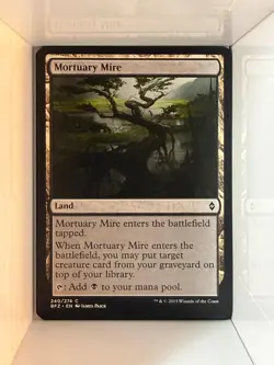 Mortuary Mire 240 Common Battle for Zendikar Magic: The Gathering Near Mint - Image 1