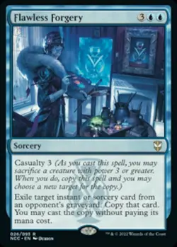 x1 Flawless Forgery R MTG Commander Streets of New Capenna M/NM, English - Image 1