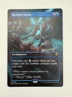 Rooftop Storm Borderless MTG Magic the Gathering Card NM Near Mint INR - Image 1