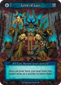 Sorcery: Contested Realm Lord of Lies Elite Regular NM (GT) - Image 1