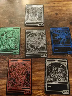 Magic the Gathering Full Size Creature Token Cards - Image 1