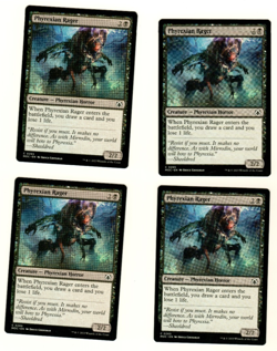 Set Of 4 Phyrexian Rager #0265 Commander March Of The Machine MTG Card - Image 3