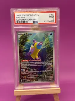 PSA 9 - Bruxish 200/191 S&V Surging Sparks Illustration Rare Pokemon Card - Image 1