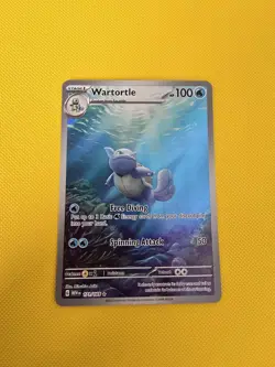 Wartortle 171/165 SV 151 English Pokemon Card Illustration Rare - Image 1
