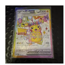 The Pokemon Company Pikachu ex 219/191 Sv08 Surging Sparks Secret UR Holo EN - Image 1