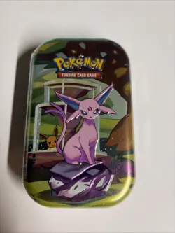 Pokemon Prismatic Evolutions Mini Tin -( Espeon ) Factory Sealed- No Dents - Image 1