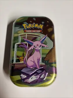 Pokemon Prismatic Evolutions Mini Tin -( Espeon ) Factory Sealed- No Dents - Image 2