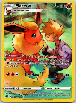 Flareon TG01/TG30 Ultra Rare Brilliant Stars Trainer Gallery NM - Image 1