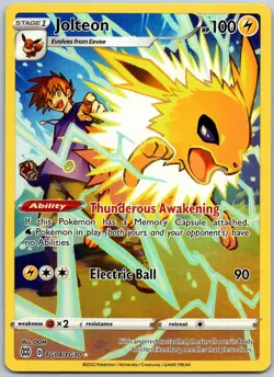 Jolteon TG04/TG30 Ultra Rare Brilliant Stars Trainer Gallery NM - Image 1
